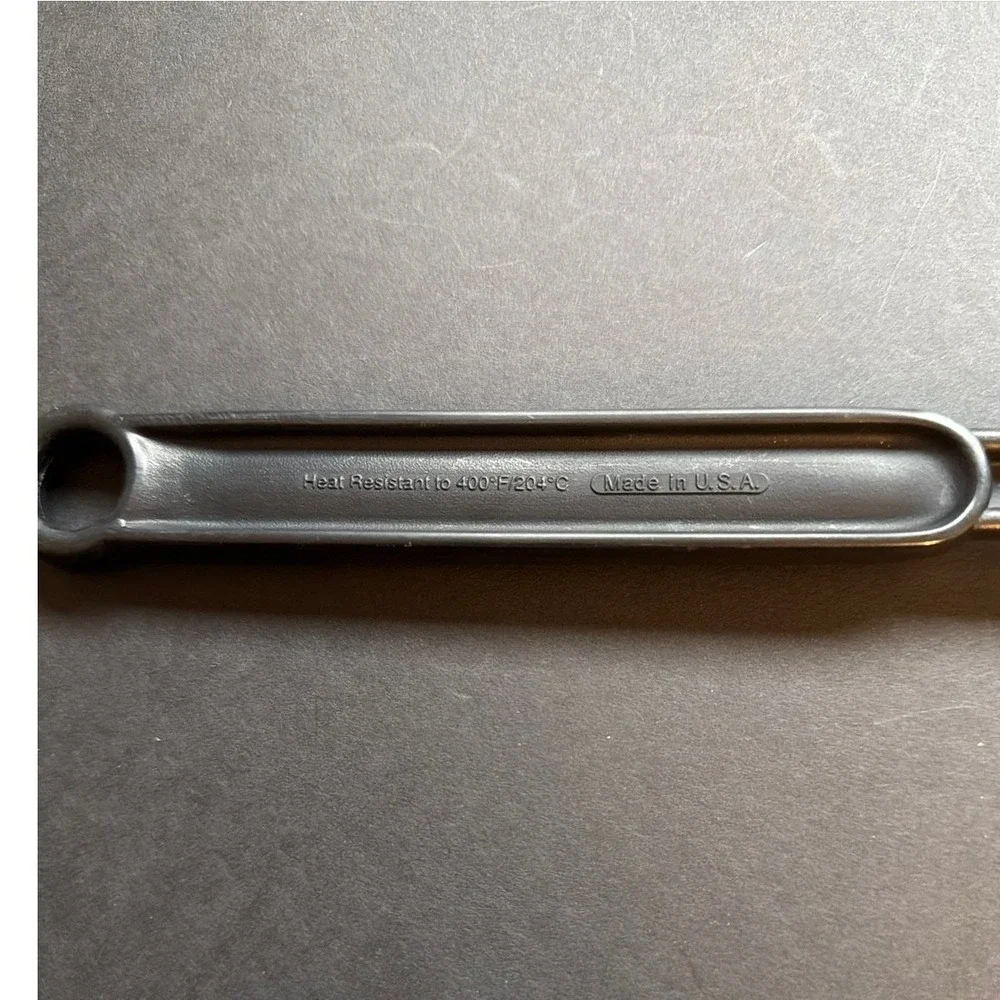 Farberware Black Nylon Turner Spatula Heat Resistant 400F Made in USA 12.5 inch